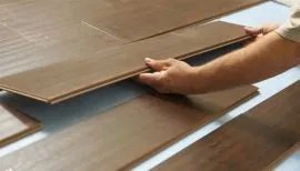 Installation of laminate