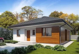 Construction - wooden house 75 м2