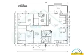 Едноетажна Къща ДK 104 м2